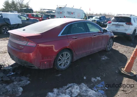 2016 Lincoln Mkz из США, поврежденный, VIN 3LN6L2G95GR609303